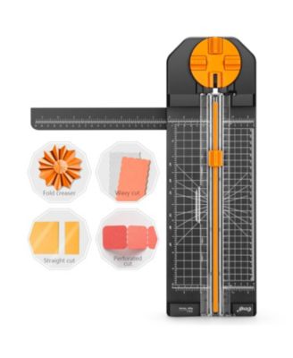 Paper Trimmer Craft Cutter 4 Style Multi-function Scrapbooking Tool Dial Straight Wave Dotted Perforated Creasing Photos Postcards Card