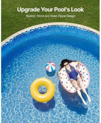 24-ft Round Overlap Vinyl Pool Liner Fits 48-54 in Wall Height for Steel Pools