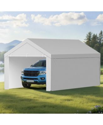 12 x 20 ft UV-Resistant Waterproof Carport Replacement Canopy Frame Not Included