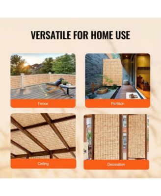 Reed Fencing 4 x 16.4 ft Decorative Privacy Screen for Outdoor Use