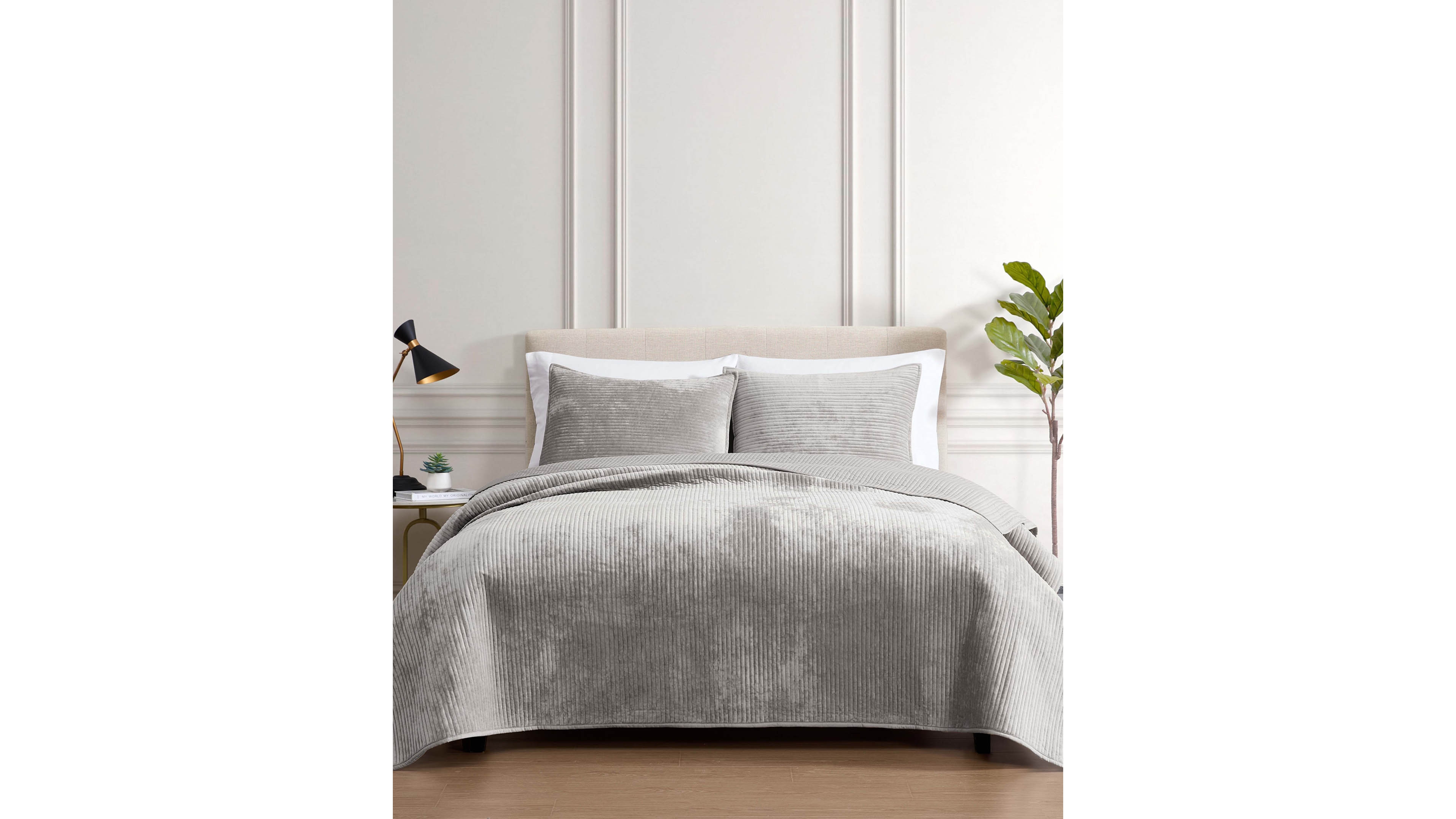 Riverbrook Home Reese Velvet 3-Pc. Coverlet Set, King