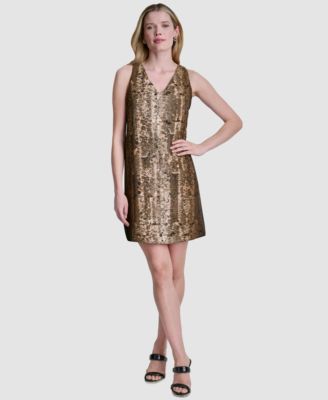 Women's Sleeveless Printed Dress