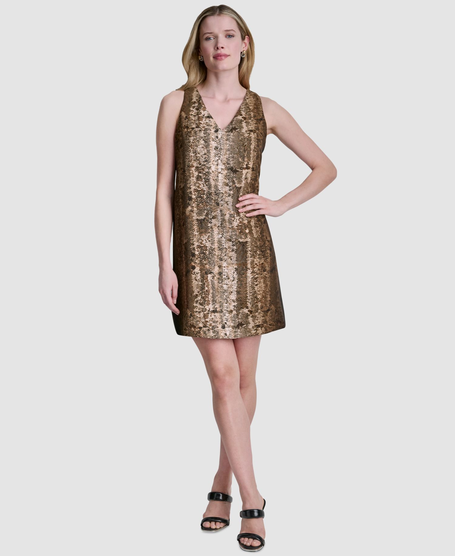 Women's Sleeveless Printed Dress