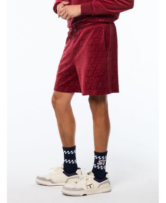 Men's Bandiera Debossed Velour Short