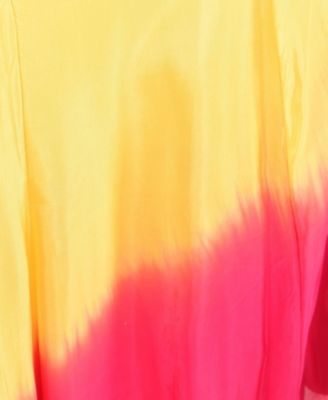 Women's Hand Tie-Dye Ombre Silk Maxi Sundress