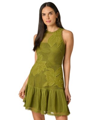 Women's Green Floral Mini Dresses | Macy's