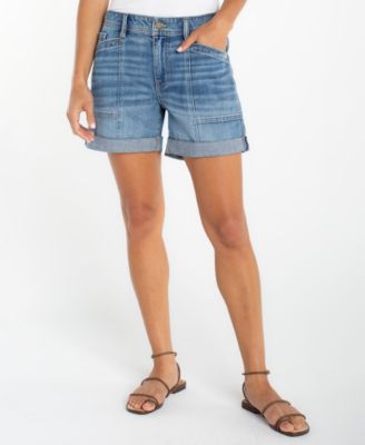 Women's Rolled-Cuff Denim Shorts