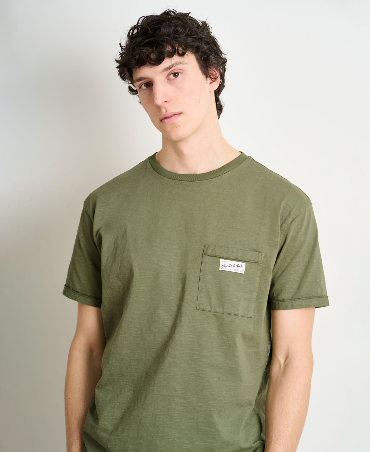 Men's Short-Sleeve Cotton Pocket T-Shirt