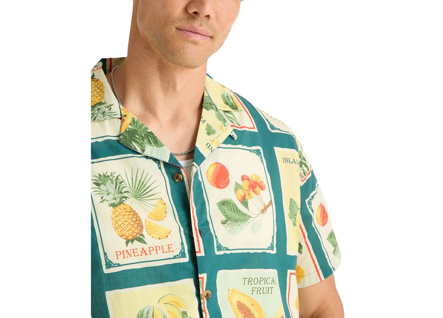 Men's Short-Sleeve Camp Collar Shirt