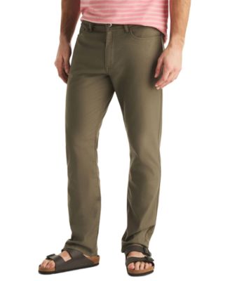 Men's Classic-Fit Linen-Blend Straight-Leg 5-Pocket Jeans