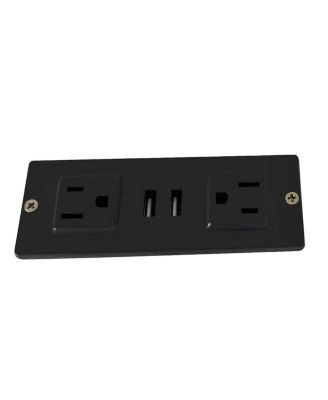 L-Shaped Full Bed w/ Drawer, Bookcase, LED, USB