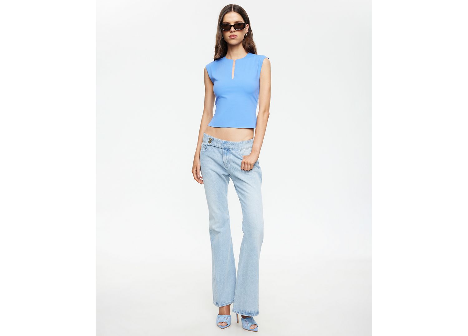 Women's Tribeca Sleeveless Cropped Top