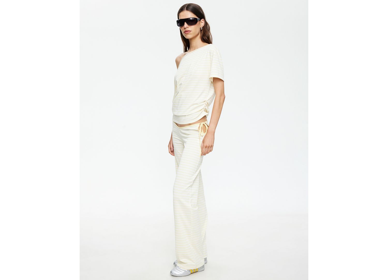 Women's Asymmetric Short-Sleeve Pull-On T-Shirt