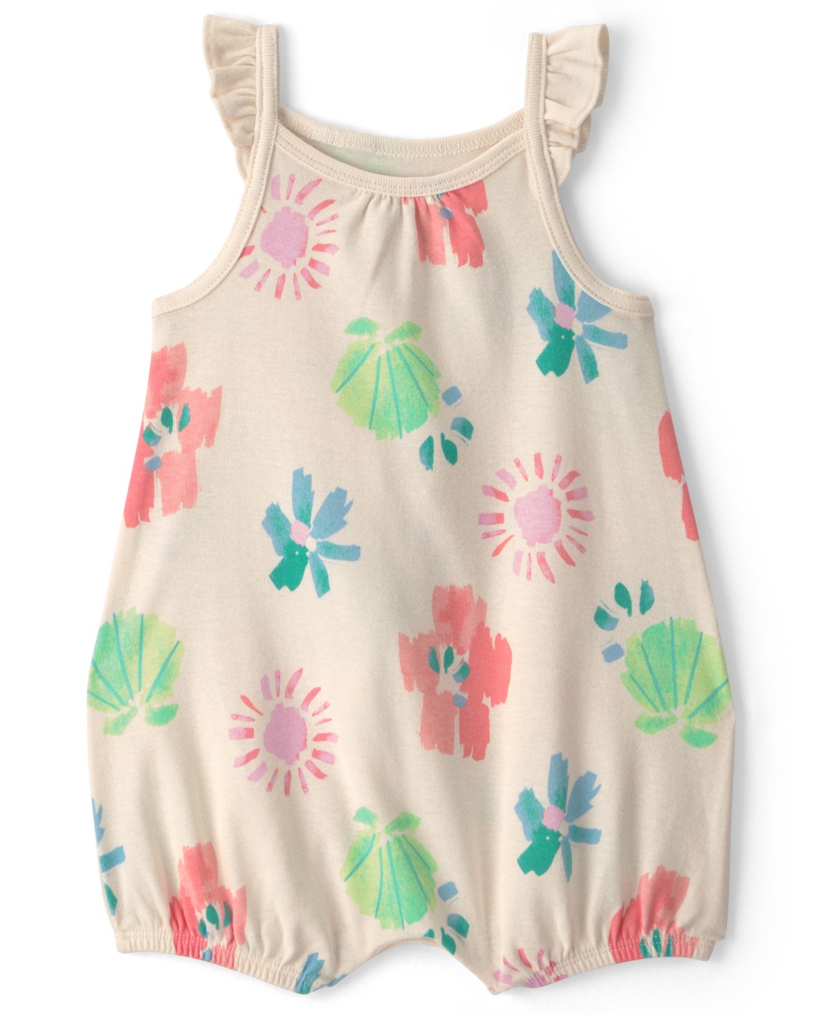 Детские Carter's Baby Girls' Cotton Snap-Up Romper — фото 2