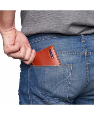 Men's Connor Executive Bifold Wallet | Business Passcase for Men | Premium Leather | Dual ID Windows | RFID Blocking | Gift Box Included