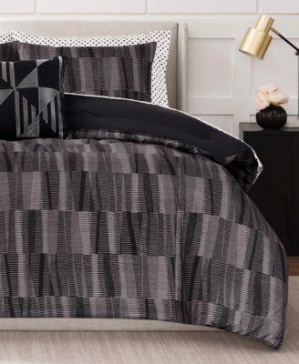 Woven Geo Bed in a Bag 8-Pc. Comforter Set, Queen