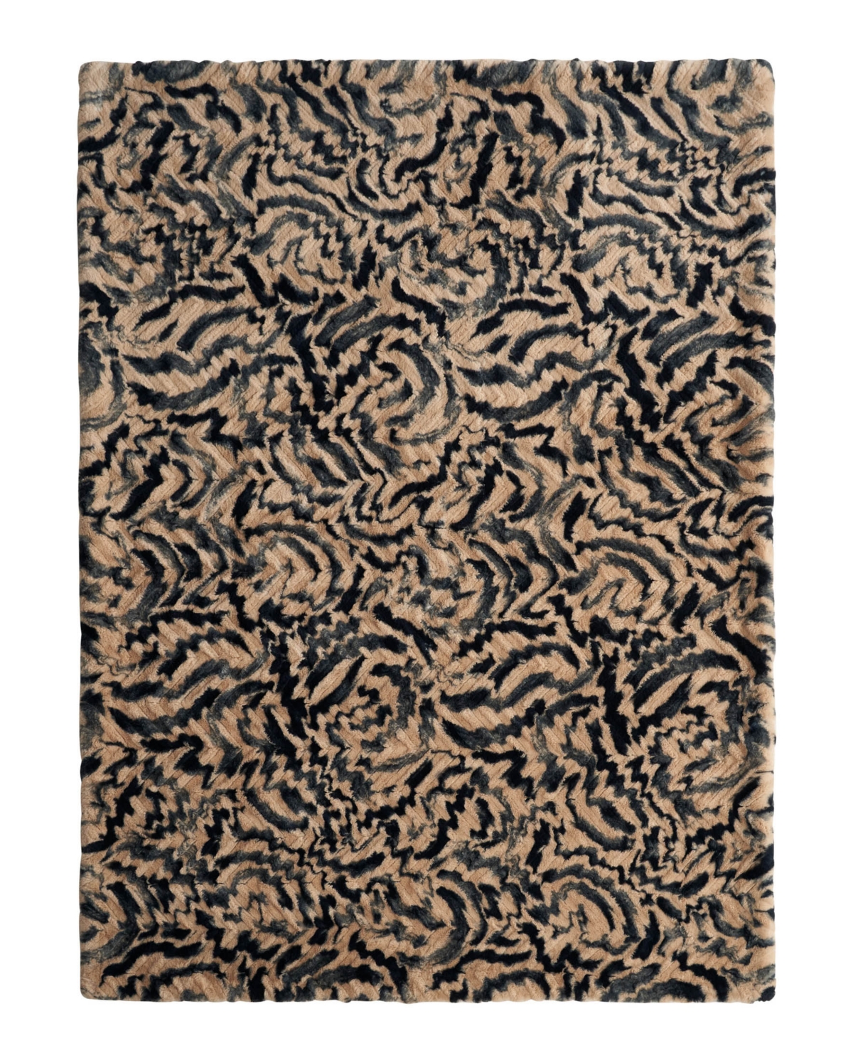 Nine West Evelyn Faux Fur Throw, 50"x70"