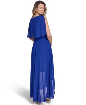 gucci navy blue dress Gucci Navy Silk Blend Sleeveless Mini Dress with Ruffle Trim Details a –  Sellier