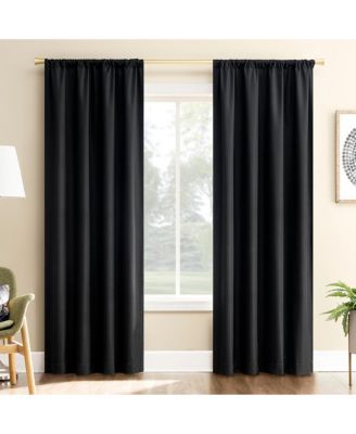 Karina Textured Blackout Rod Pocket Curtain Panel