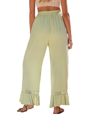 Women's Mint Breeze Crochet Trim Pants