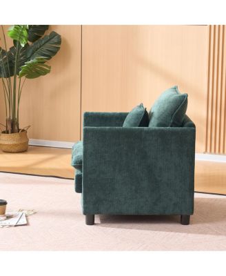 Padded Armchair with 3-Pillow Comfort Set