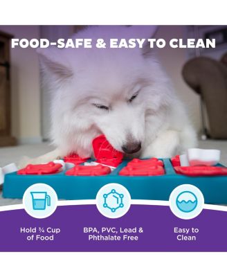 Paw N Play Interactive Dog Puzzle Level 2 Intermediate Enrichment Treat Feeder Slow Eating Mental Stimulation