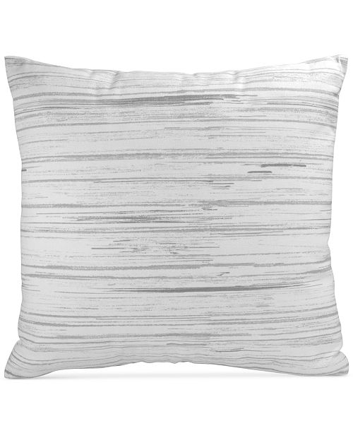 Dkny Loft Stripe Gray 16 X 16 Decorative Pillow Decorative