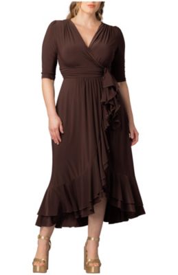 women red dress Scarlet Rose Red Silk Maxi Dress main image 0
