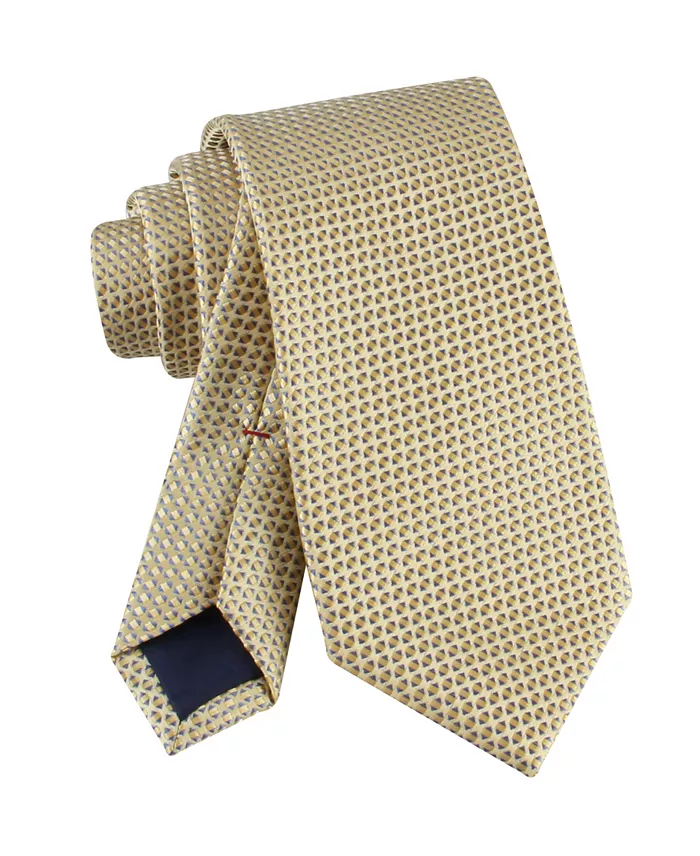 Men's Hans Micro Geometric Motif Pattern Tie - thumbnail 9