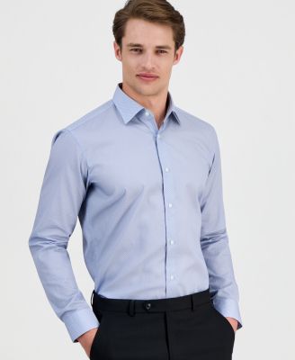 Men's Modern-Fit Patterned Dress Shirt 