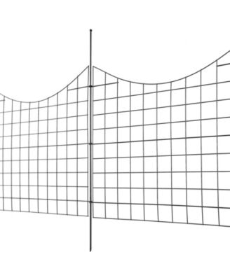 Metal Animal Barrier Fence for Outdoor Patio and Dog Containment