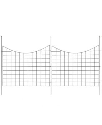 Metal Animal Barrier Fence for Outdoor Patio and Dog Containment