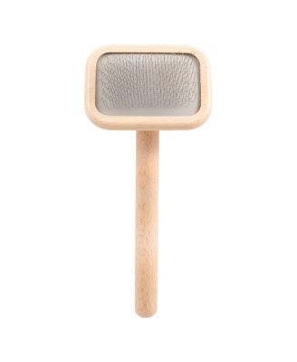 Aronkl Slicker Dog Brush Stainless Steel Pins Beechwood Handle Lightweight Groom Like Pro - Brown 117$