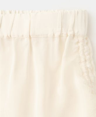 Selection Women's Semi-Sheer Ruched Shorts