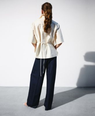 Selection Women's Pinstripe Suit Pants