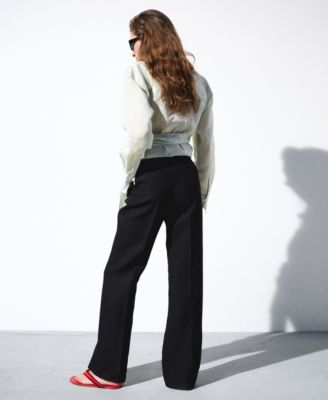 Selection Women's Straight-Fit Suit Pants