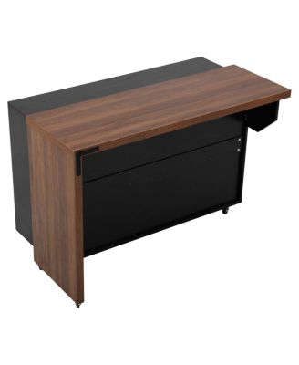  Kitchen Island Extendable Table and Trash Storage