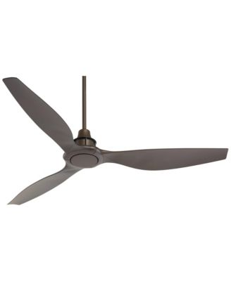 58" Interceptor Bronze Fan with 12-In Rod for 10-Ft Ceiling