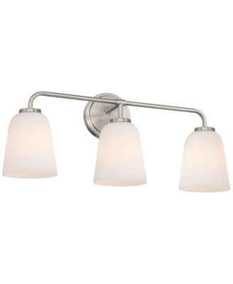 Possini Euro Bouchard 24"W Brushed Nickel 3-Light Bath Vanity Light