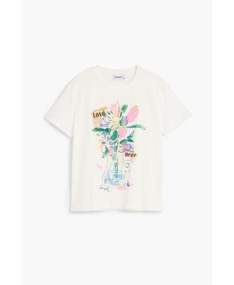 Women's Printed T-Shirt Vase