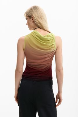 Women's Draped asymmetrical top