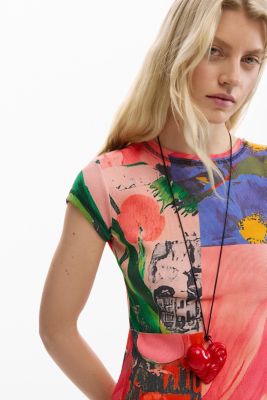 Women's Printed fitted dress