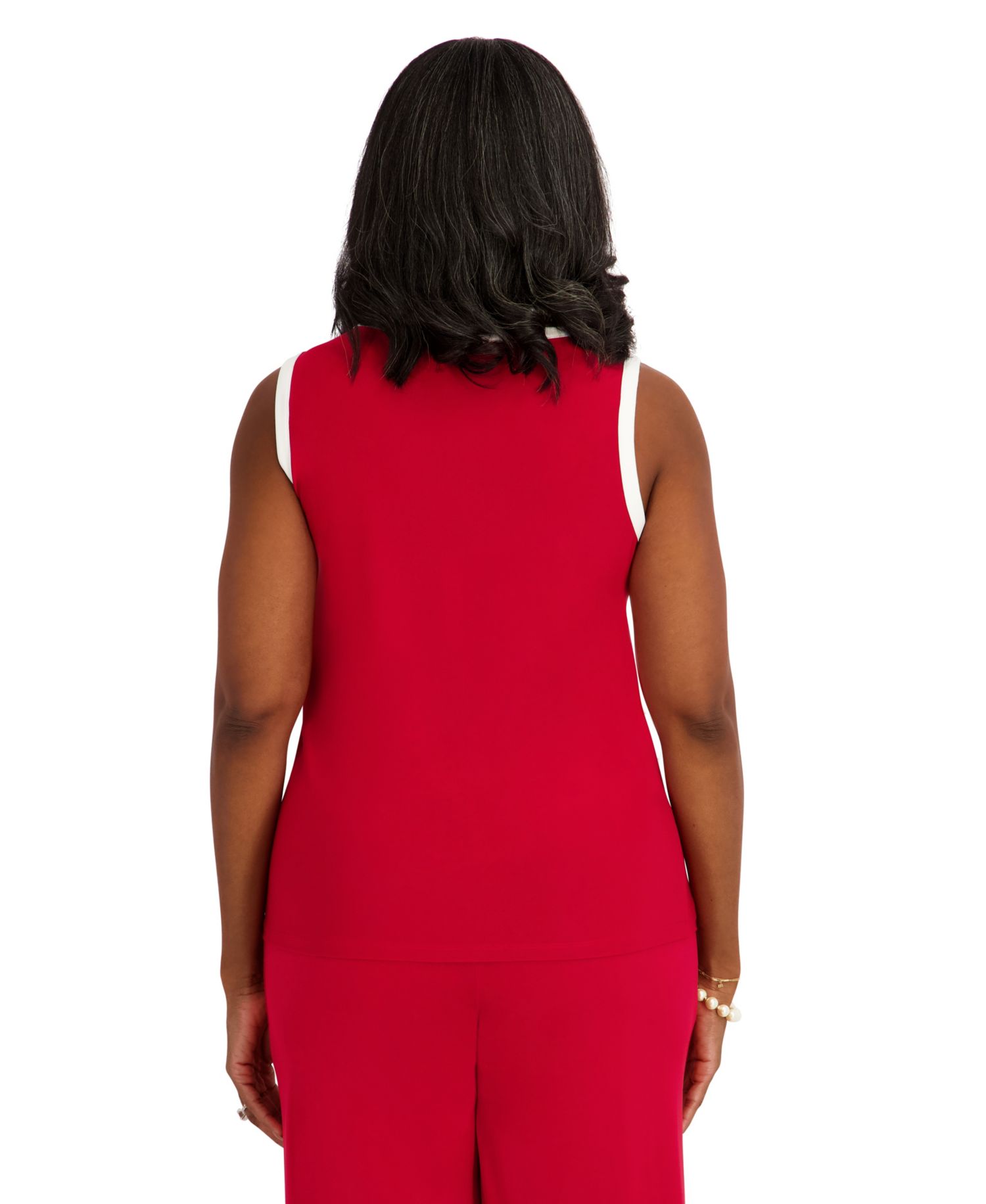 Women's Crewneck Sleeveless Blouse