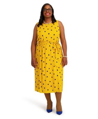 Women's Crewneck Sleeveless Dress