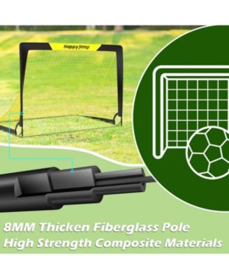 3'x2.2' Soccer Goal with Agility Ladder 12 Rung 20 FT for Kids Practice