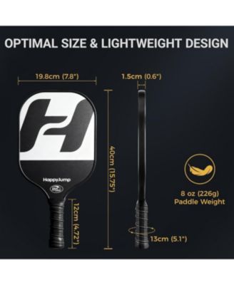 Pickleball Paddle Set - USAPA Approved Fiberglass Rackets with 4 Balls and Bag - Great Gift for Family, Friends and Pickleball Lovers