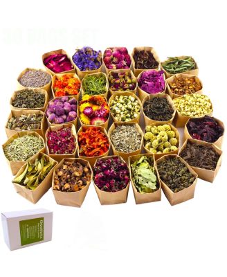 Dried Flowers DIY Craft Set, 30 Piece