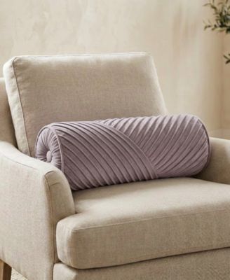 Chelsea Spliced Neckroll Decorative Pillow, 8" x 24"