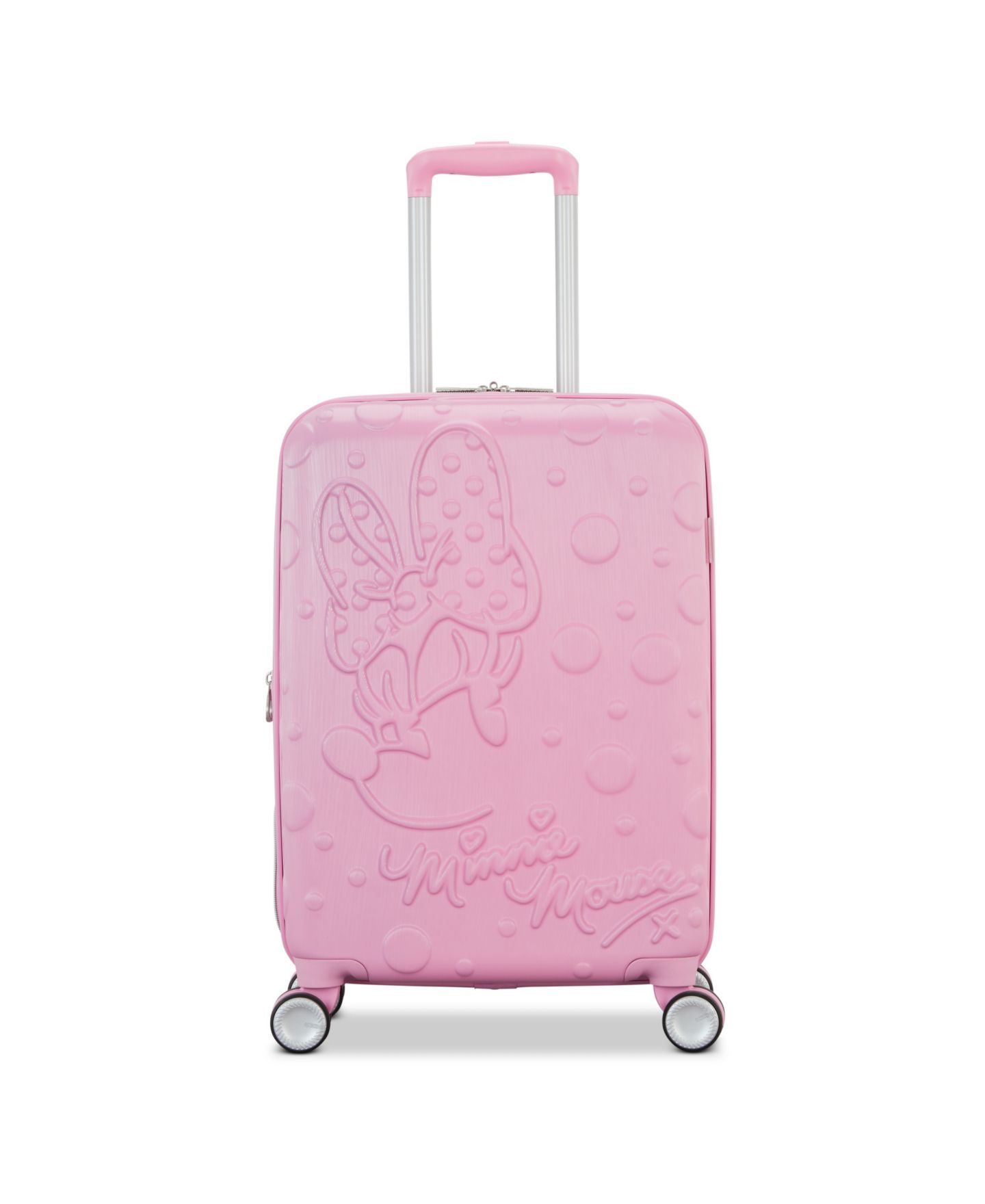 Чемодан Disney by American Tourister American Tourister Minnie Hardside Carry-On Spinner, цвет: Розовый — фото 1