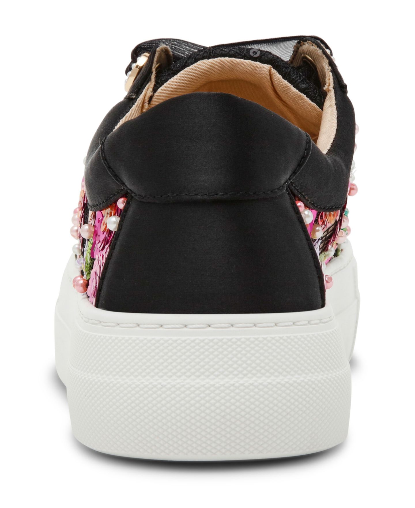 Женские кроссовки Betsey Johnson Bonny Lace-Up, цвет: Чёрный с принтом — фото 3